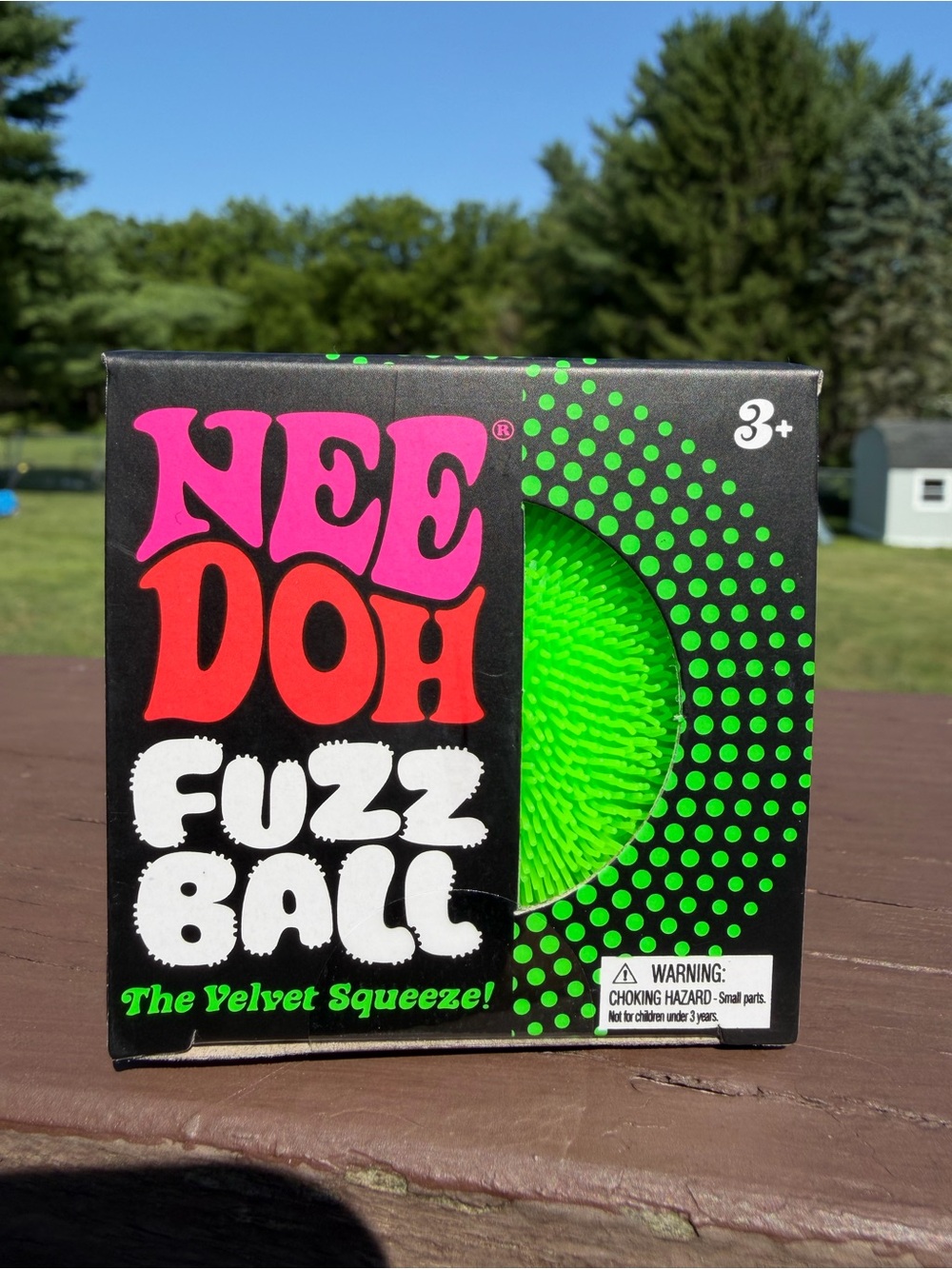 NeeDoh Fuzz Ball - Neon Green